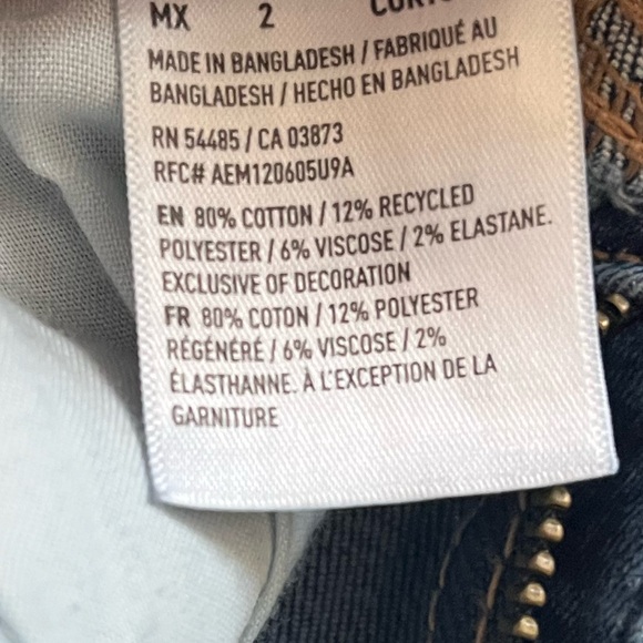 American Eagle Hi Rise Skinny Kick Jeans - Picture 2 of 2